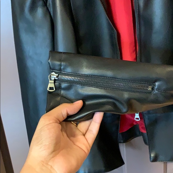 Zara Faux Leather Jacket - Picture 7 of 8